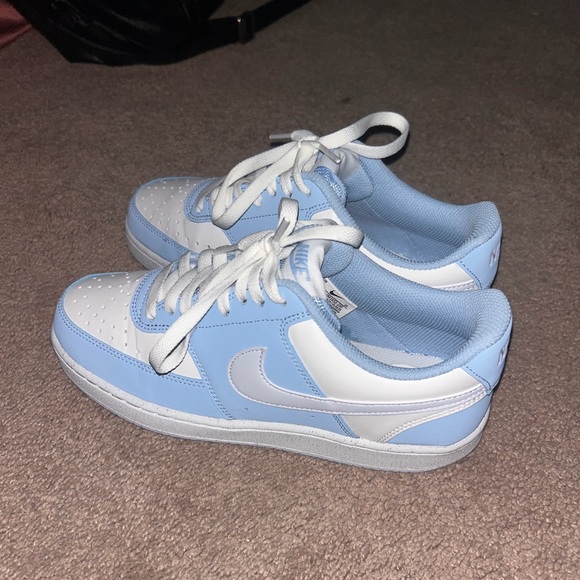 Baby Blue Air Force 1’s - Picture 3 of 4